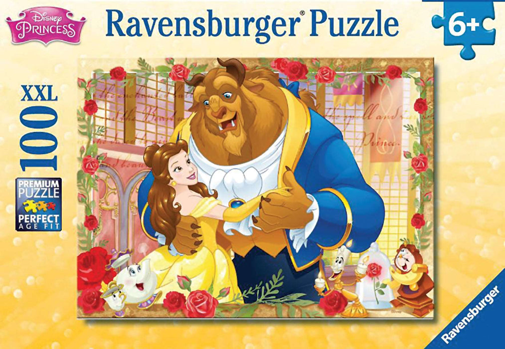 Ravensburger - Disney Belle & Beast Puzzle Glitter 100 pieces - Ravensburger Australia & New Zealand