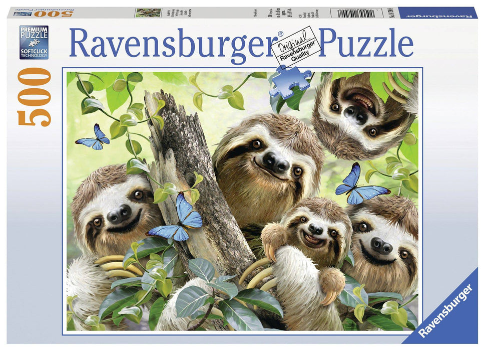 Ravensburger - Sloth Selfie Puzzle 500 pieces - Ravensburger Australia & New Zealand