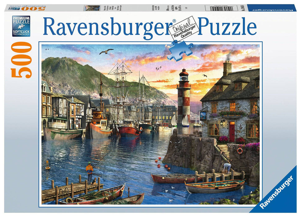 Ravensburger - Sunrise at the Port 500 pieces - Ravensburger Australia & New Zealand