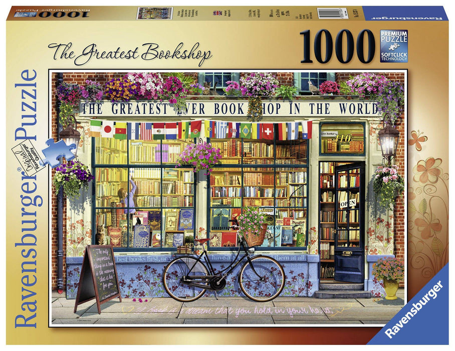 Ravensburger - The Greatest Bookshop Puzzle 1000 pieces - Ravensburger Australia & New Zealand
