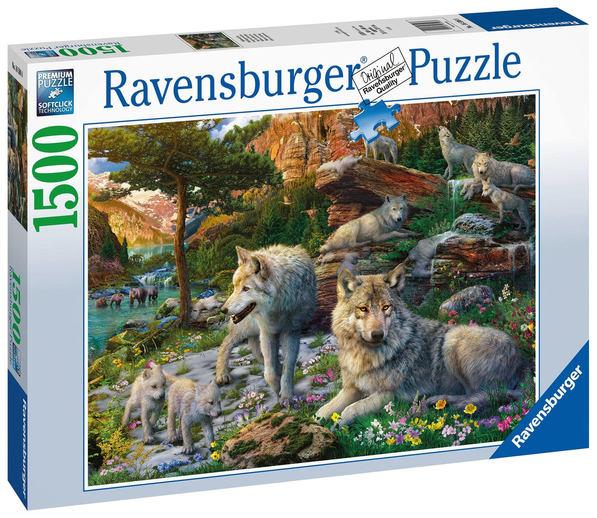 Ravensburger - Wolves in Spring Puzzle 1500 pieces | Ravensburger ...