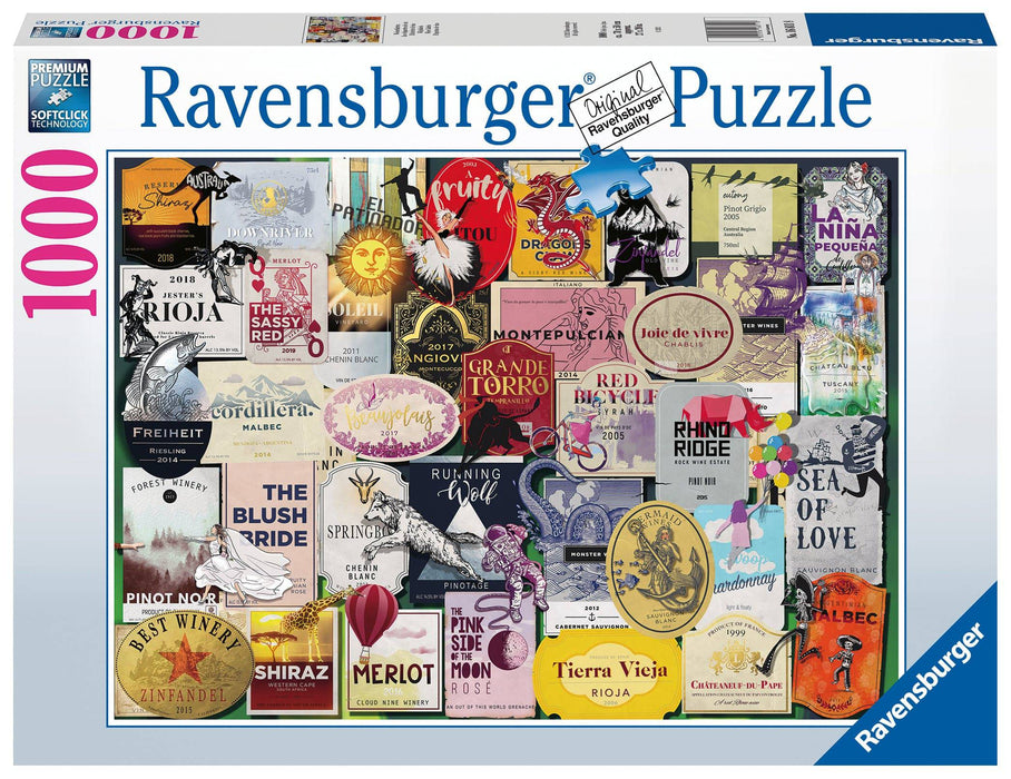 Ravensburger - Wine Labels Puzzle 1000 pieces - Ravensburger Australia & New Zealand