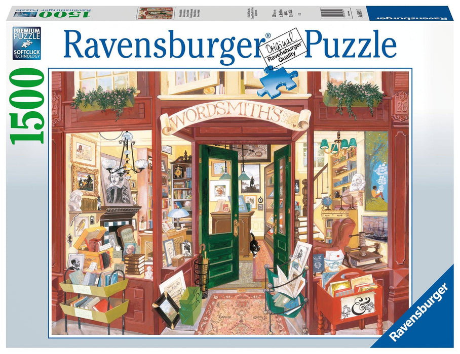 Ravensburger - Wordsmiths Bookshop Puzzle 1500 pieces - Ravensburger Australia & New Zealand