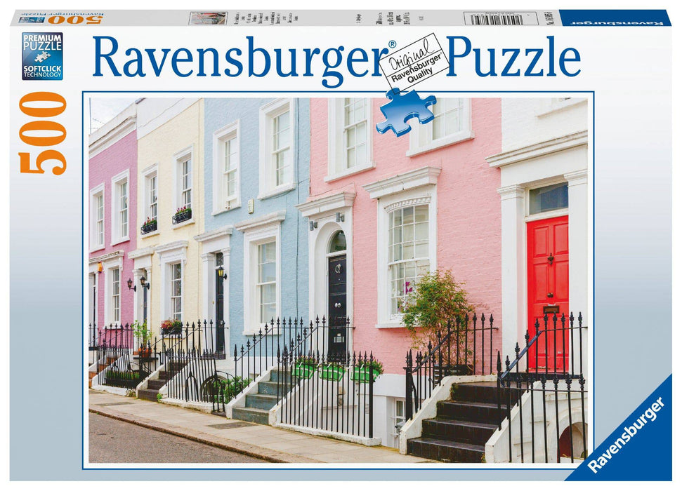 Ravensburger - Colourful London Townhouses 500 pieces - Ravensburger Australia & New Zealand