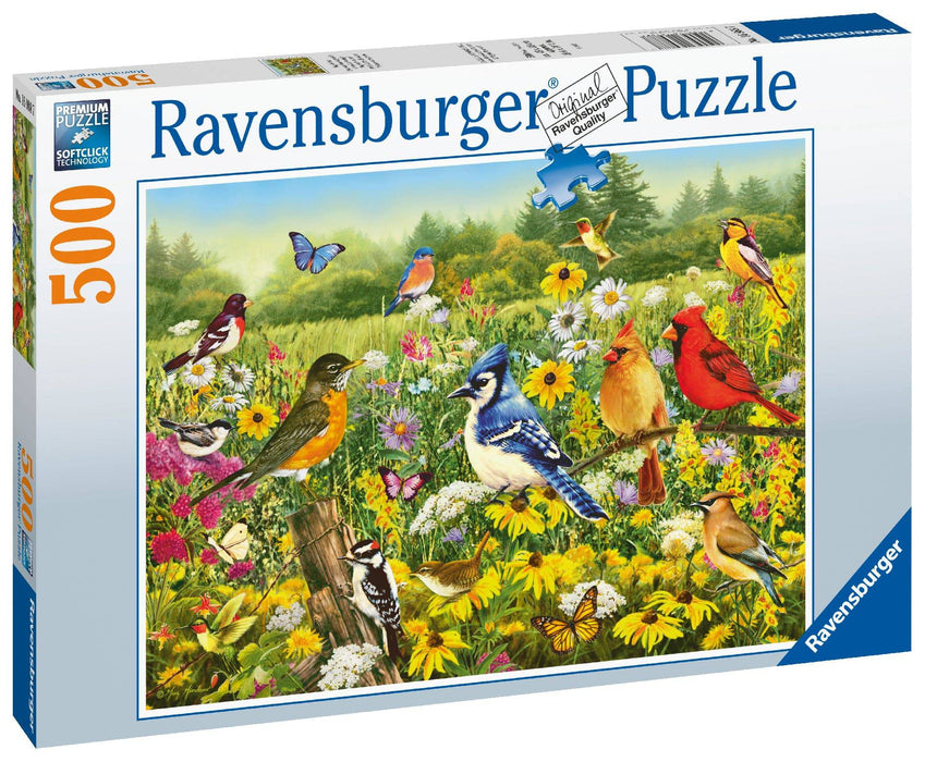 Ravensburger - Birds in the Meadow 500 pieces - Ravensburger Australia & New Zealand