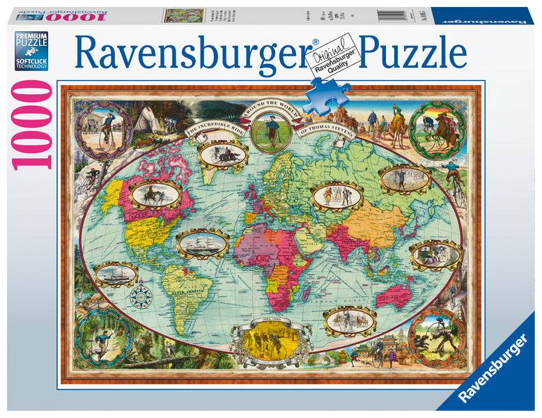 Ravensburger - Around the World by Bike Puzzle 1000 pieces - Ravensburger Australia & New Zealand