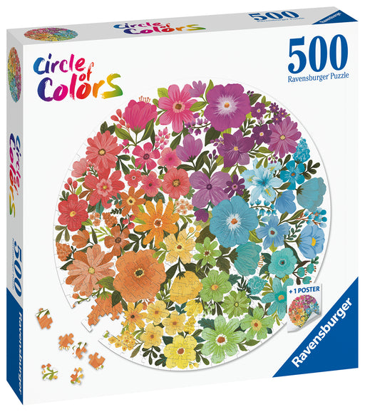 Ravensburger - Flowers Circle Puzzle 500 piece - Ravensburger Australia & New Zealand
