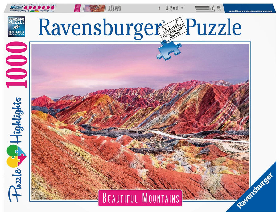 Ravensburger - Rainbow Mountains, China 1000 pieces - Ravensburger Australia & New Zealand