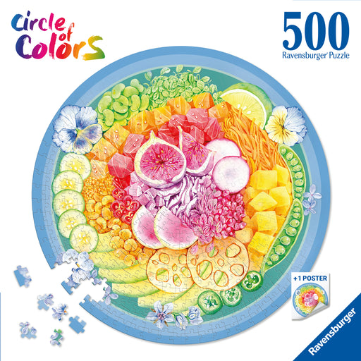 Ravensburger - Poke Bowl Circle Puzzle 500 piece - Ravensburger Australia & New Zealand