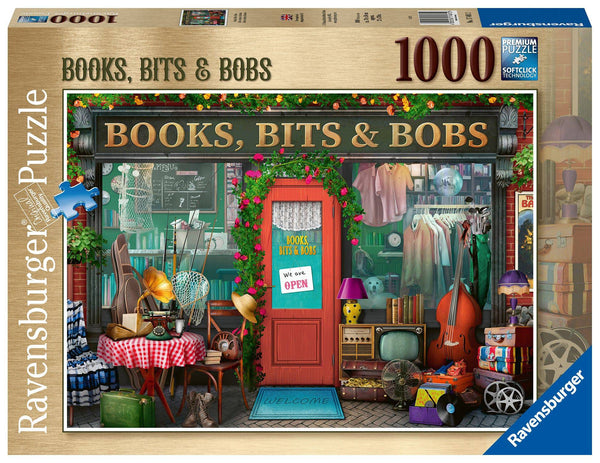 PUZZLE 1000 PEZZI ravensburger LIBRERIA DELLE CURIOSITA' originale PUZZLE 1000 PEZZI ravensburger LIBRERIA DELLE CURIOSITA' originale