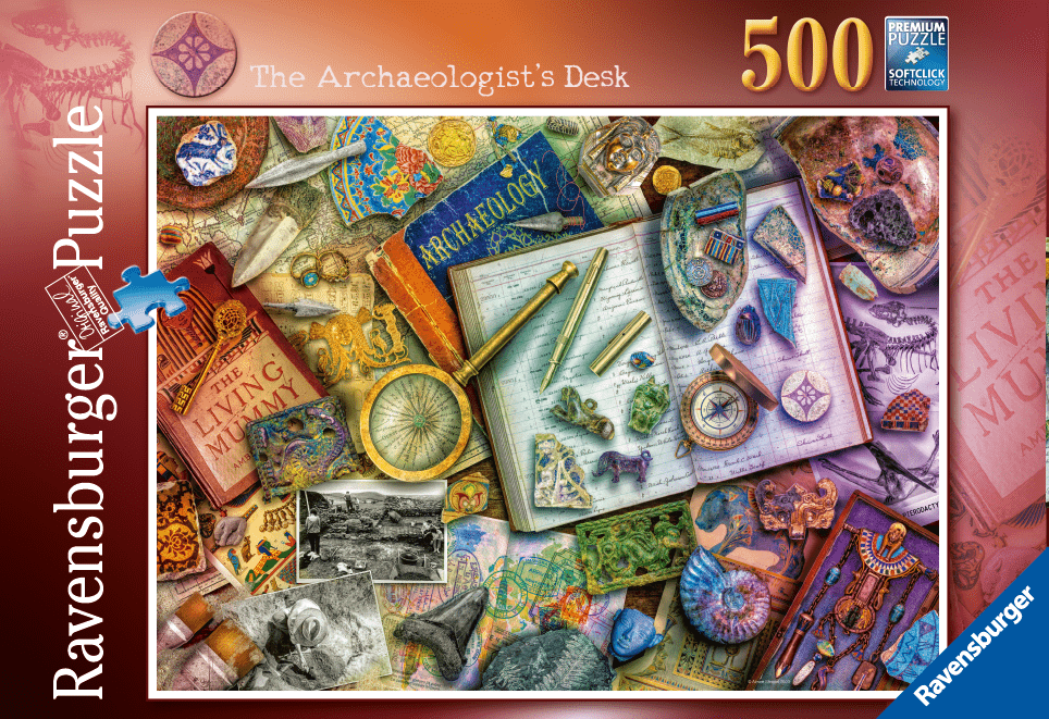 Ravensburger - The Archaeologist’s Desk 500 pieces - Ravensburger Australia & New Zealand