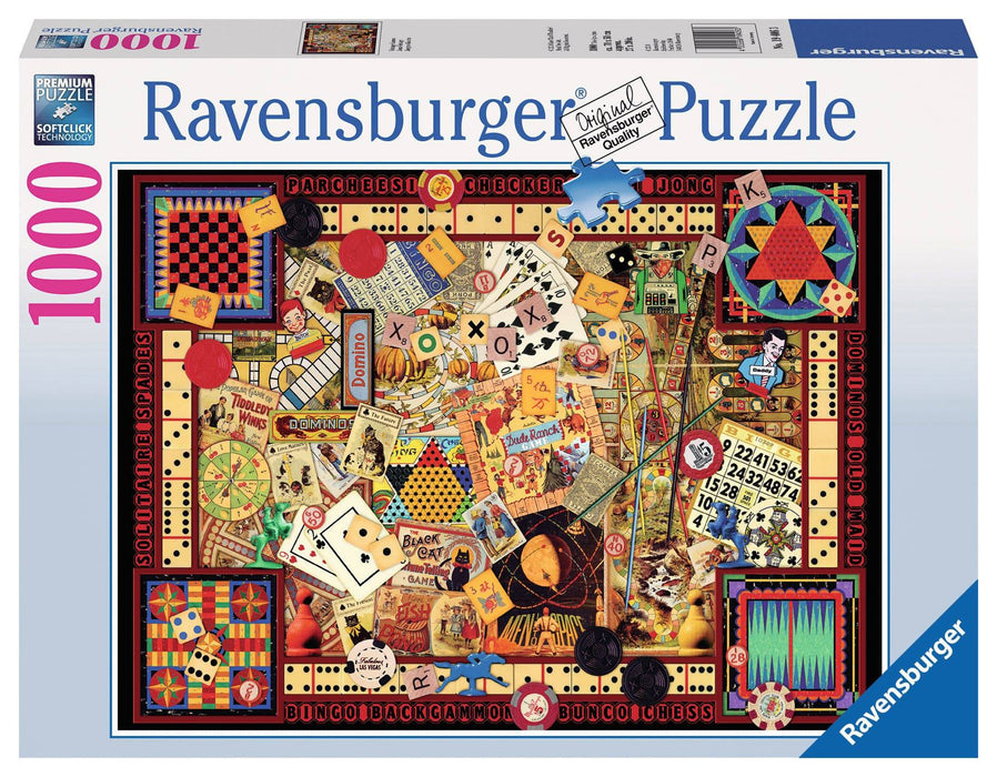 Ravensburger - Vintage Games Puzzle 1000 pieces - Ravensburger Australia & New Zealand