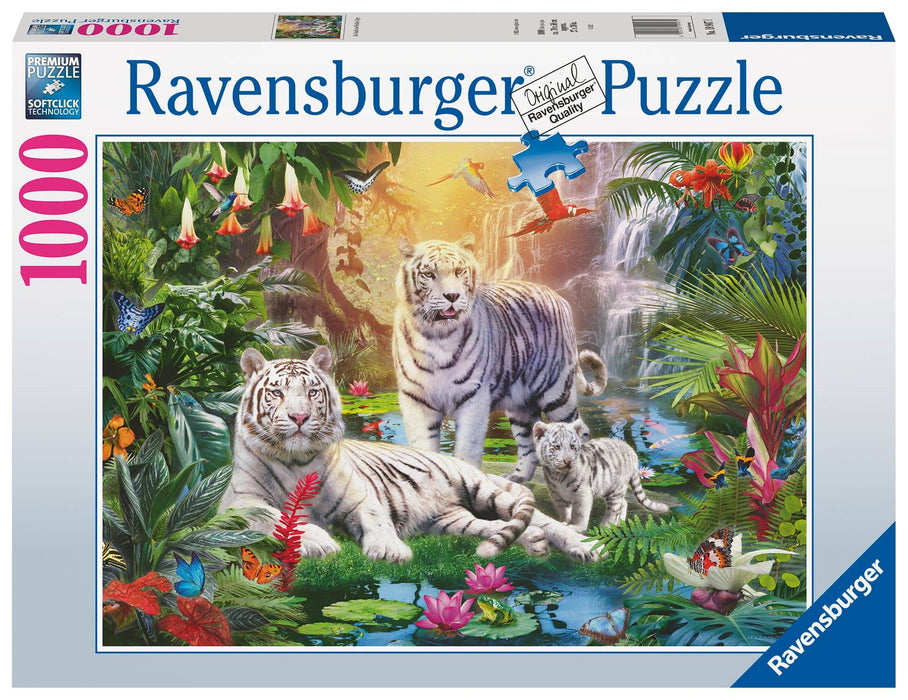 Ravensburger - White Tiger Family 1000 pieces - Ravensburger Australia & New Zealand