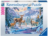 Ravensburger - Deer and Stags in Winter 1000 pieces - Ravensburger Australia & New Zealand