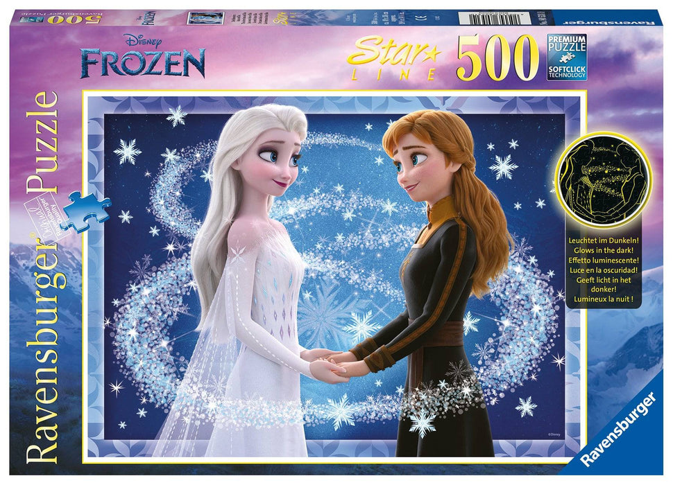 Ravensburger Starline - The Sisters Anna and Elsa 500 pieces - Ravensburger Australia & New Zealand