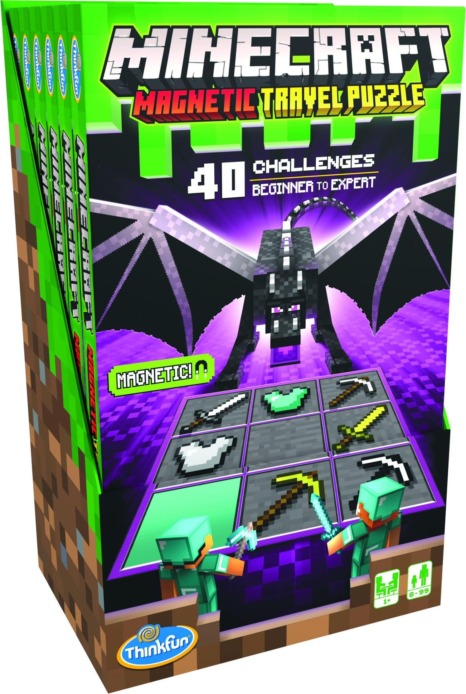 ThinkFun - Minecraft Magnetic Travel Puzzle CDU6