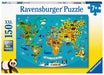 Ravensburger - Animal World Map Puzzle 150 pieces - Ravensburger Australia & New Zealand